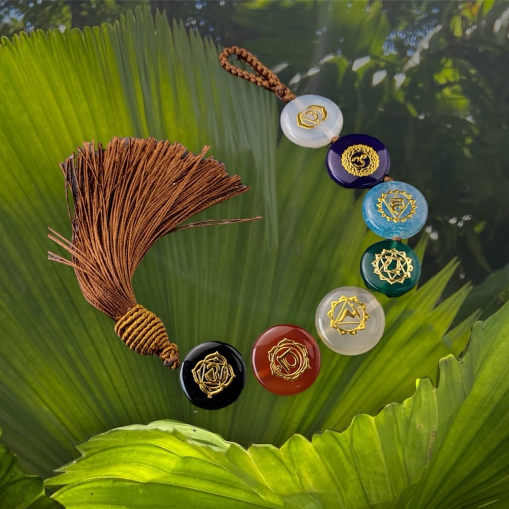 7 chakra window car decor